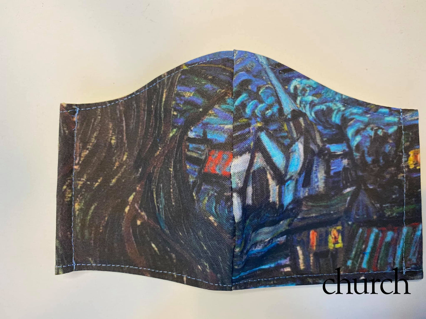 Vincent Van Gogh The Starry night Face Mask