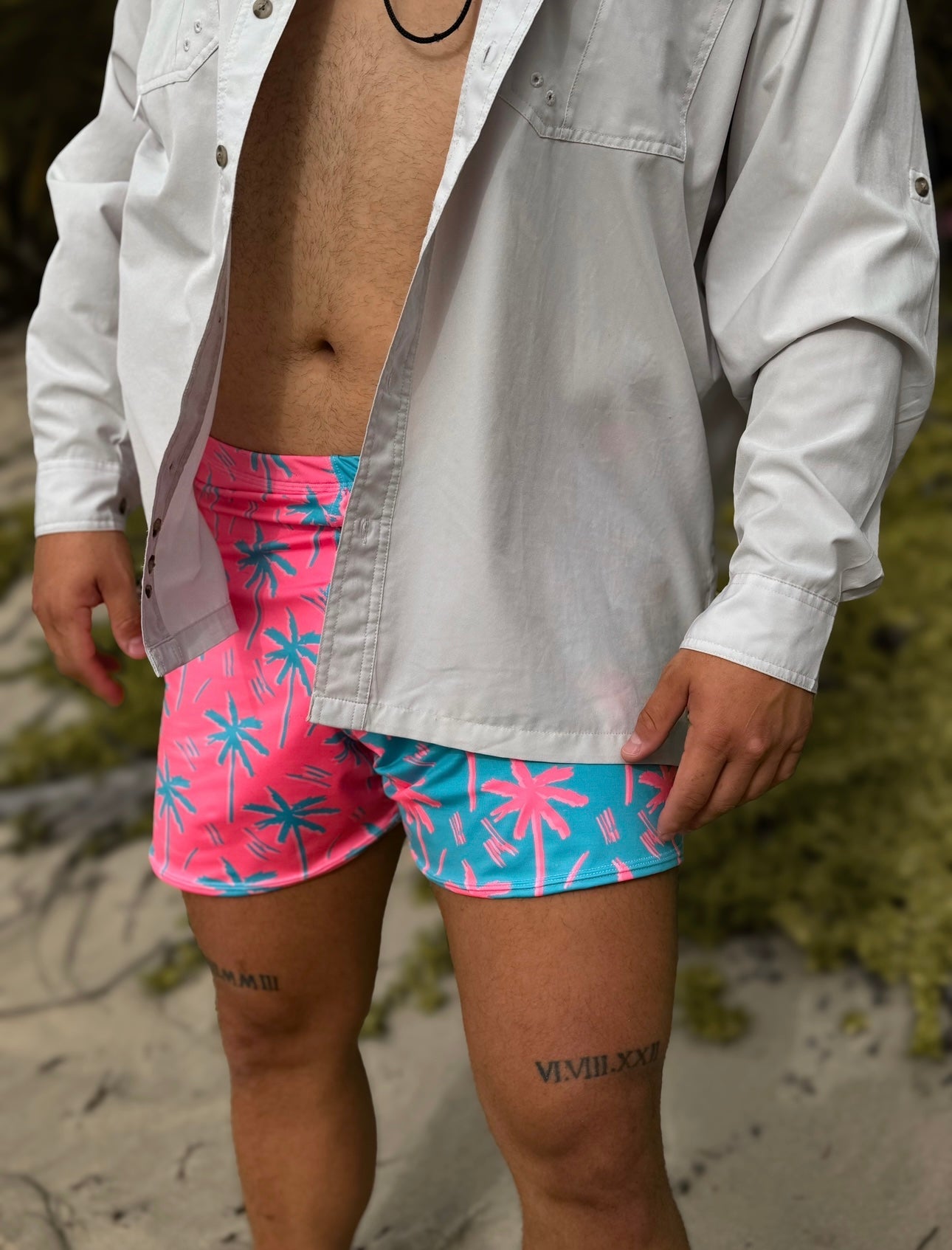 Las Palmeras Men Swimwear & Gym Short 5''