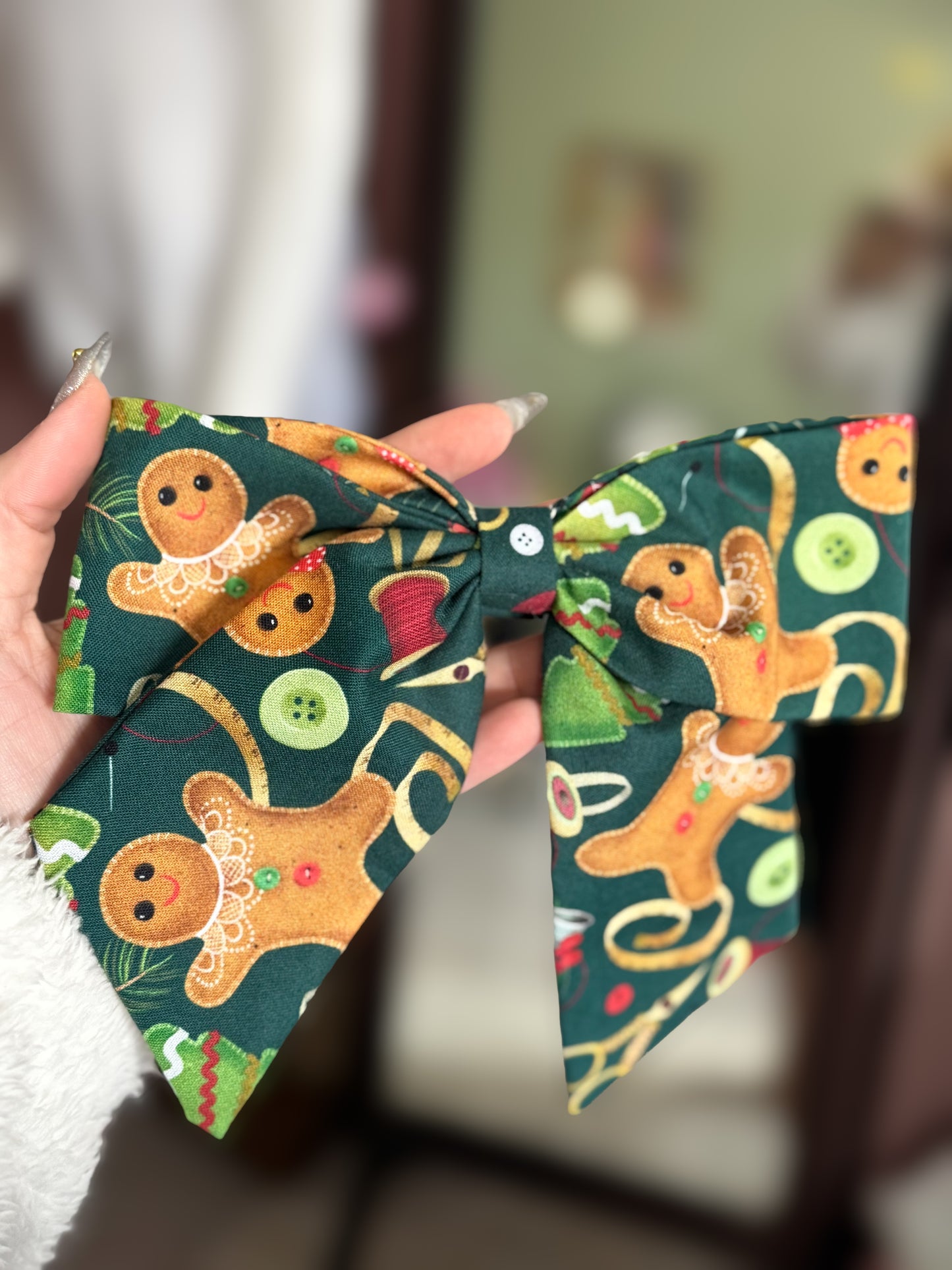 Big Bow Hair Clip (Lazos) +Scrunchies Gift Box Set Stella Exclusive Christmas Collection by Anteylas