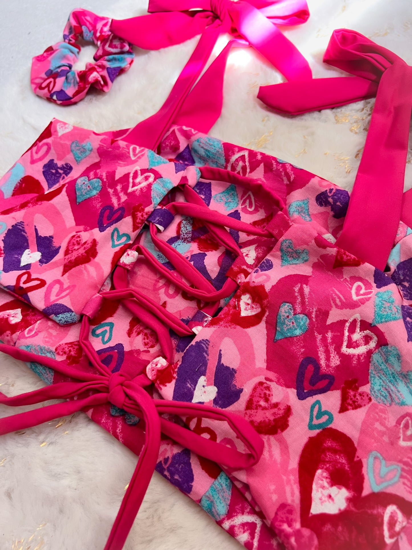 Fucsia Love Princess Top