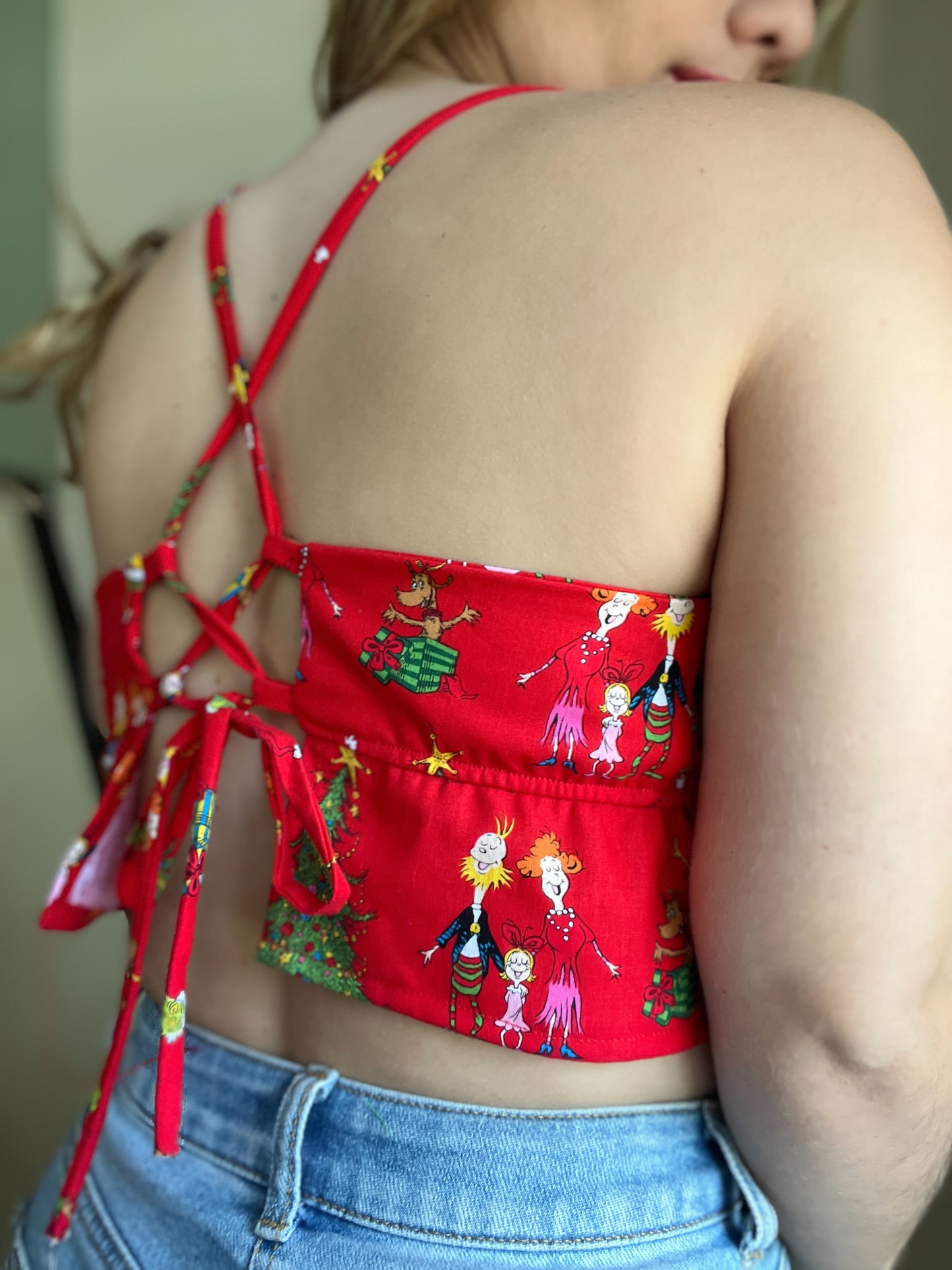 El Grinch Crop Top